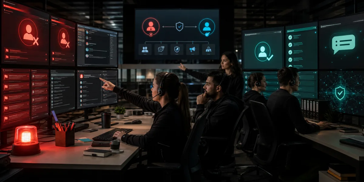 Crypto community security team responding to an impersonation incident