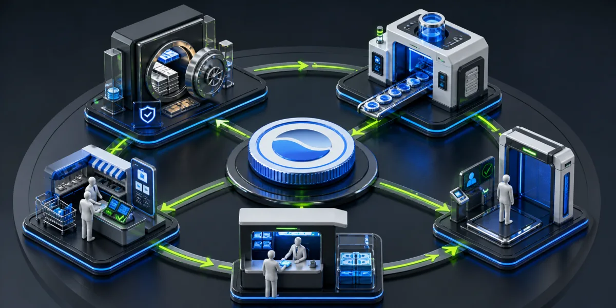 Stablecoin launch control room connecting reserves compliance and product operations