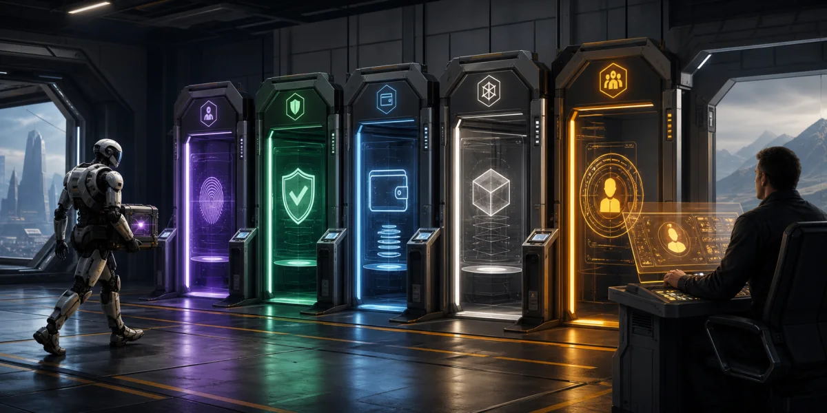 AI agent identity permission and validation controls connected to an onchain wallet