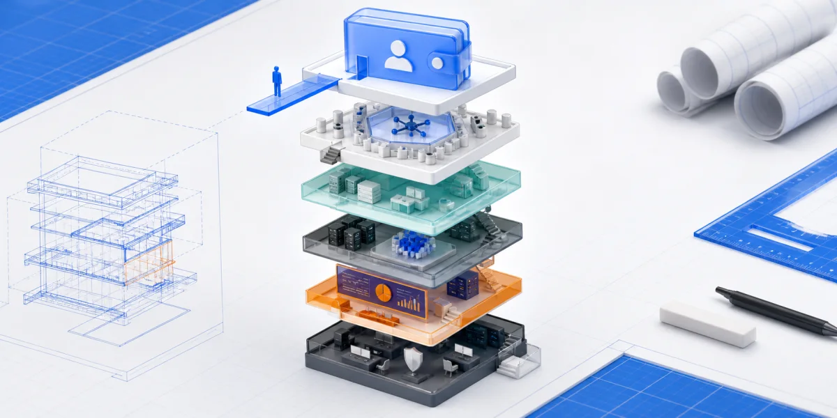 Web3 MVP architecture connecting wallet contracts backend analytics and support